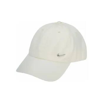 Nike Dri FIT Club Unstructured Metal Swoosh Cap Beige