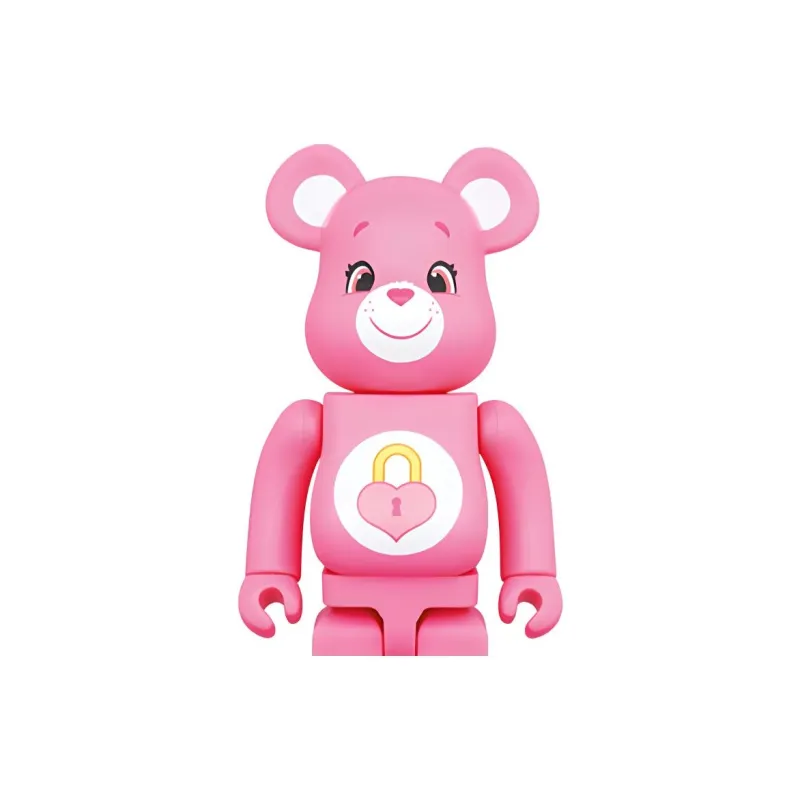 Bearbrick X Care Bears Secret Bear Pink-1