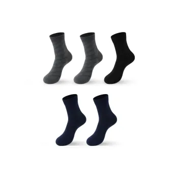 INVISIBLE Mid-Calf Socks Men's 5 Pack
