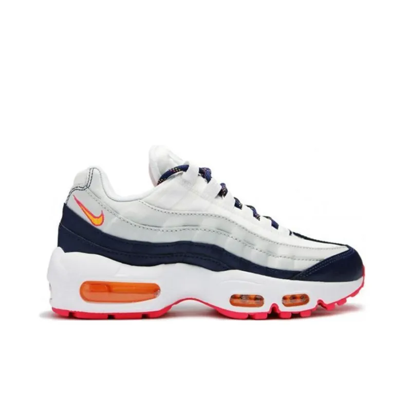 Nike Air Max 95 Midnight Navy Pure Platinum Laser Orange Women's-1