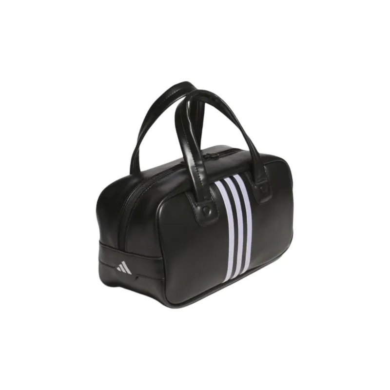 Adidas Polyurethane Shoulder Bag Crossbody Bag Handbag Women's Black-1
