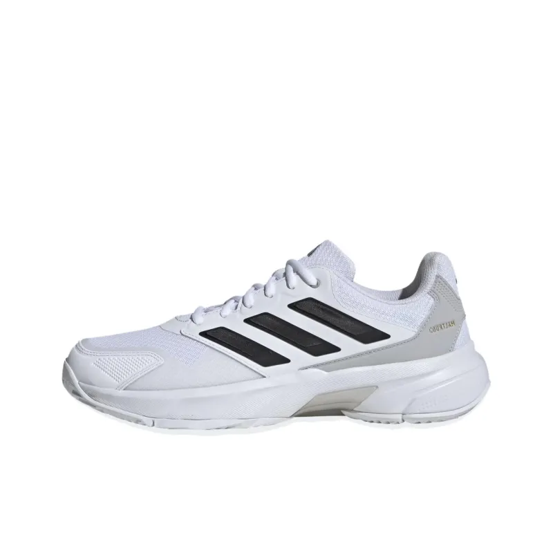 Adidas Courtjam Control 3 Cloud White Core Black Grey-0