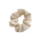 Cream Puff Scrunchy-Milk White