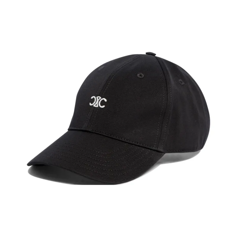 CELINE Triomphe Logo Embroidered Baseball Cap-0