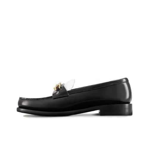 LOUIS VUITTON Chess Loafers Women's Black