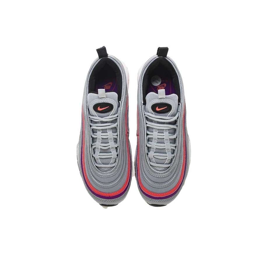 Nike women's air max 97 wolf grey/solar red-vivid purple best sale