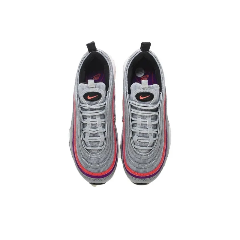 Nike Air Max 97 Wolf Grey Solar Red Vivid Purple Women's-3