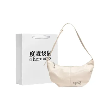 Dusen Kangaroo PU Shoulder Bag Women's Multicolor