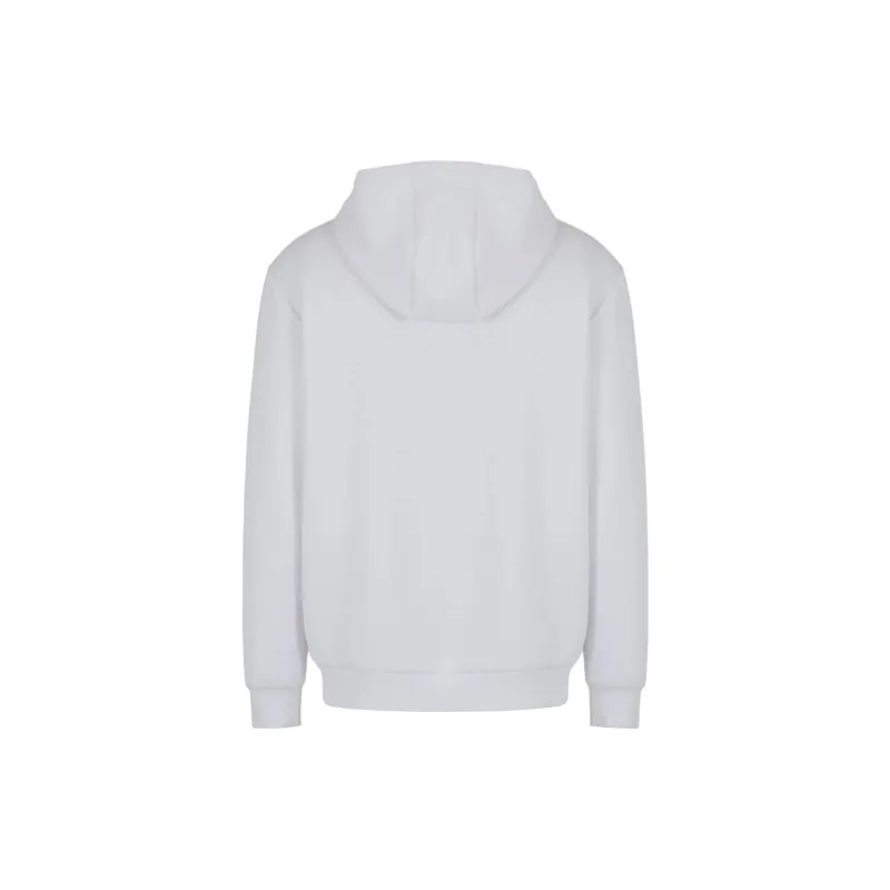 EMPORIO ARMANI Logo Patch Zip Up Hoodie-1