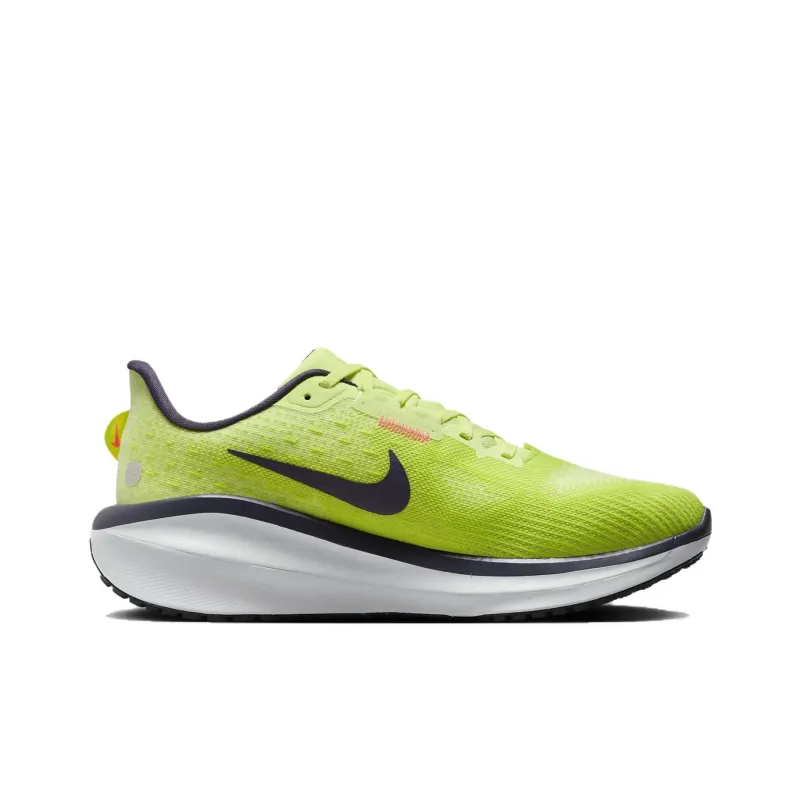 Nike Air Zoom Vomero 17 Anti Slip Wear Resistant Low Top Casual Running Shoes Women's Neon Green-1