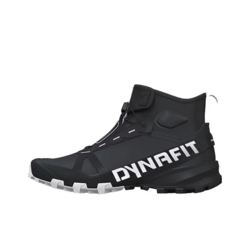 DYNAFIT Anti-Slip And Wear-Resistant Water-Resistant Mid-Top Hiking/Trekking Shoes Men's Black White-0