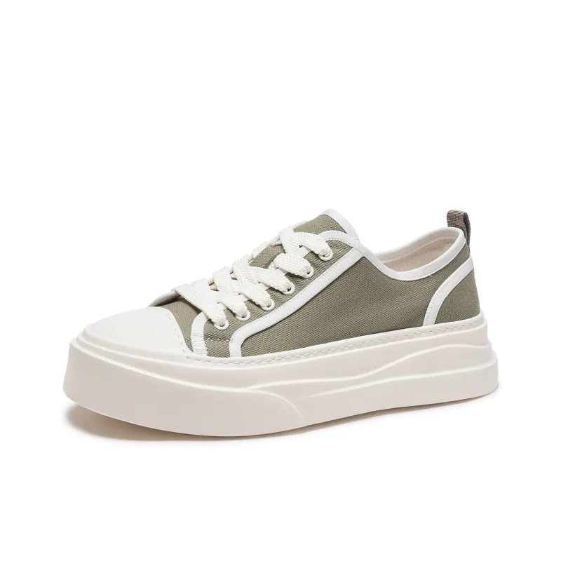 Hotwind Canvas Shoes Men Low Top Black-5