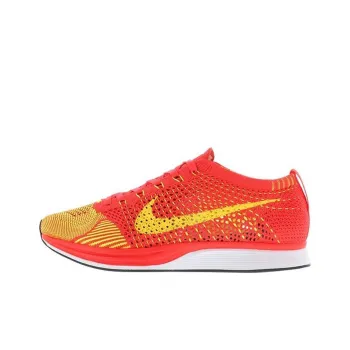 Nike Flyknit Racer Bright Crimson Volt