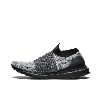 Adidas Ultra Boost Laceless Mid Black Oreo