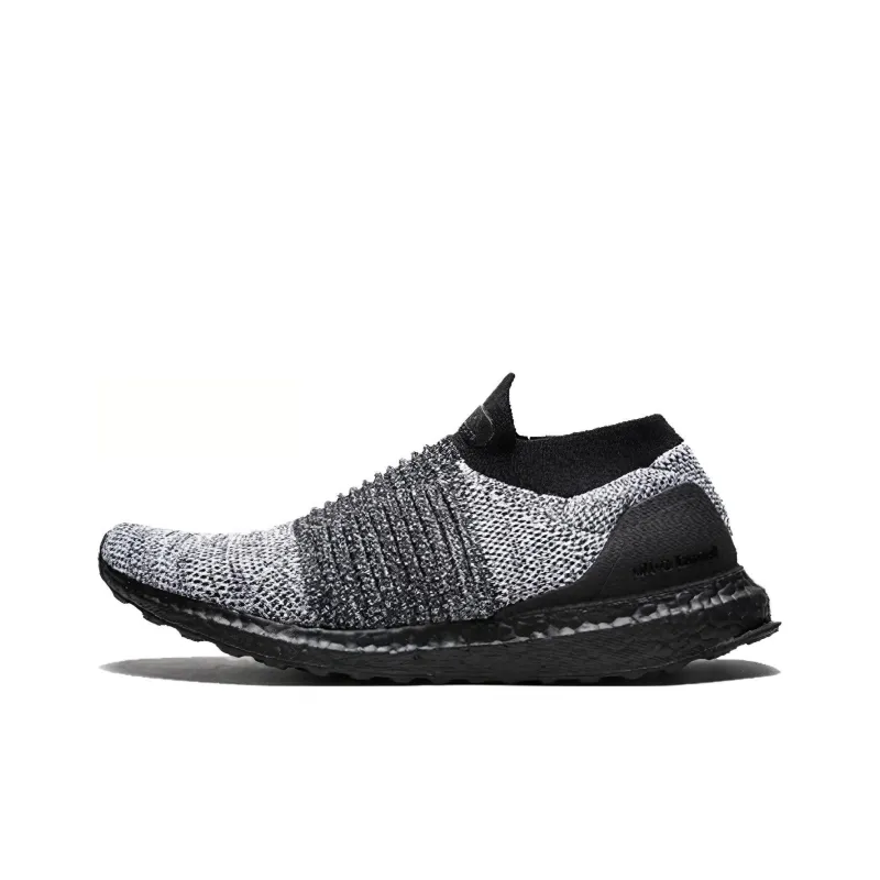 Adidas Ultra Boost Laceless Mid Black Oreo-0