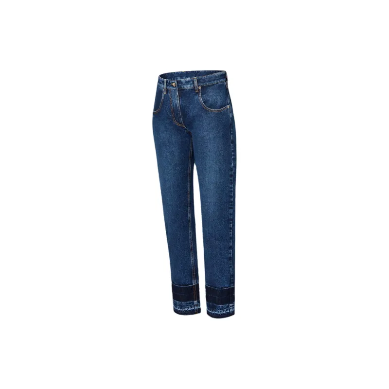 LOUIS VUITTON Washed Raw Denim Jeans-2