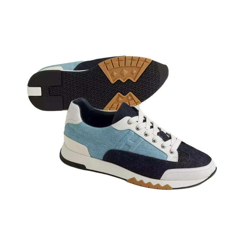 HERMES Trail Low Top Casual Shoes Men's Blue-3