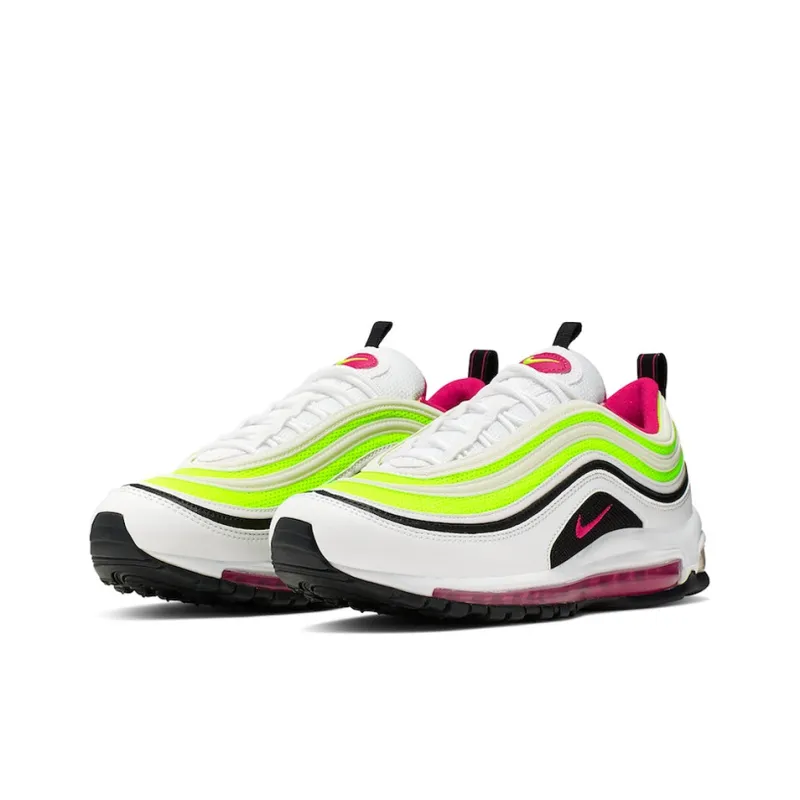 Nike Air Max 97 White Black Volt Rush Pink-2