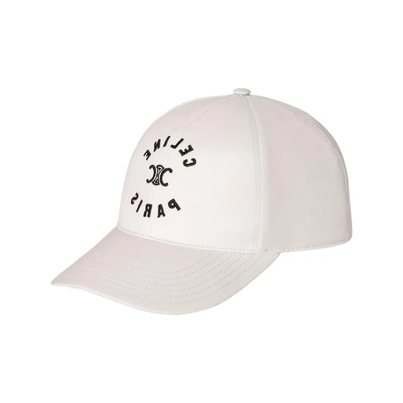 CELINE Triomphe Baseball Cap In Cotton-0
