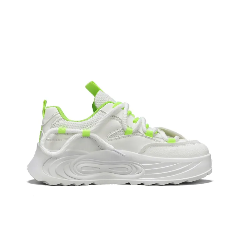 CAHHRRN Height Increasing Low Top Chunky Sneakers Men's-6