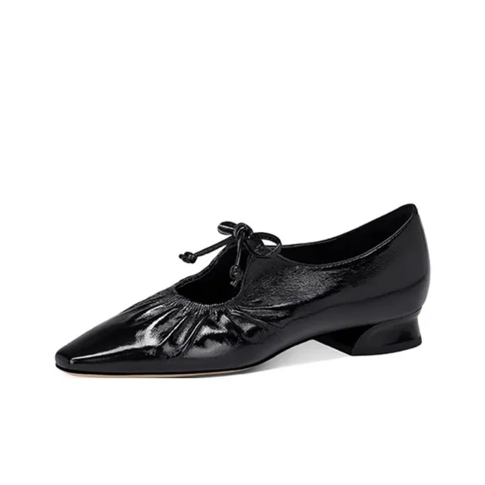 JESSICA SOPHIA Casual Single Shoes 2cm Women's Black-0