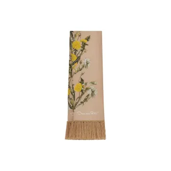 Oscar De La Renta Spider Chrysanthemum Wrap Scarf