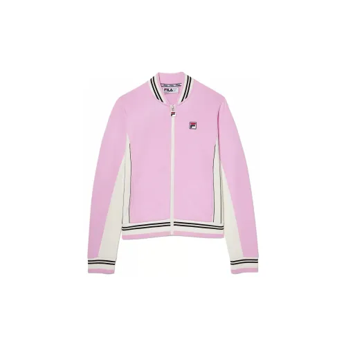 FILA Jackets Women's Pink Diamond/Gardenia Flower