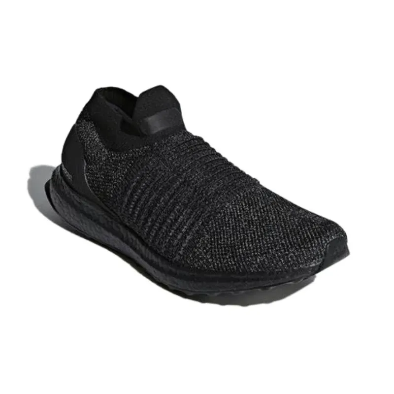Adidas Ultra Boost Laceless Mid Triple Black-2