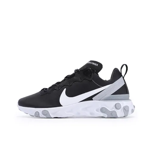 Nike React Element 55 Black White Grey Reflective