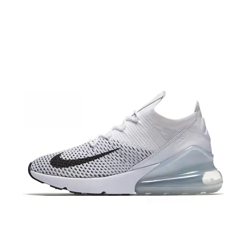 Nike Air Max 270 Flyknit White Black Women's