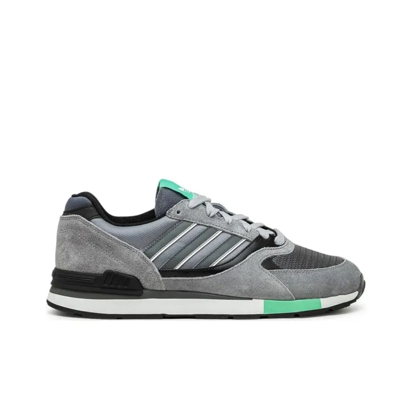 Adidas Originals Non slip Lightweight Low Top Slip Resistant Unisex Gray Black Green-1