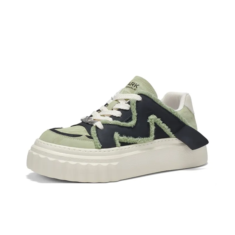 FAIRWHALE Coverage Anti Slip And Wear Resistant Balance Lightweight Height Increasing Low Top Skateboard Shoes Unisex-1