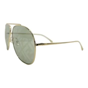 FENDI Aviator Sunglasses Women's Gold