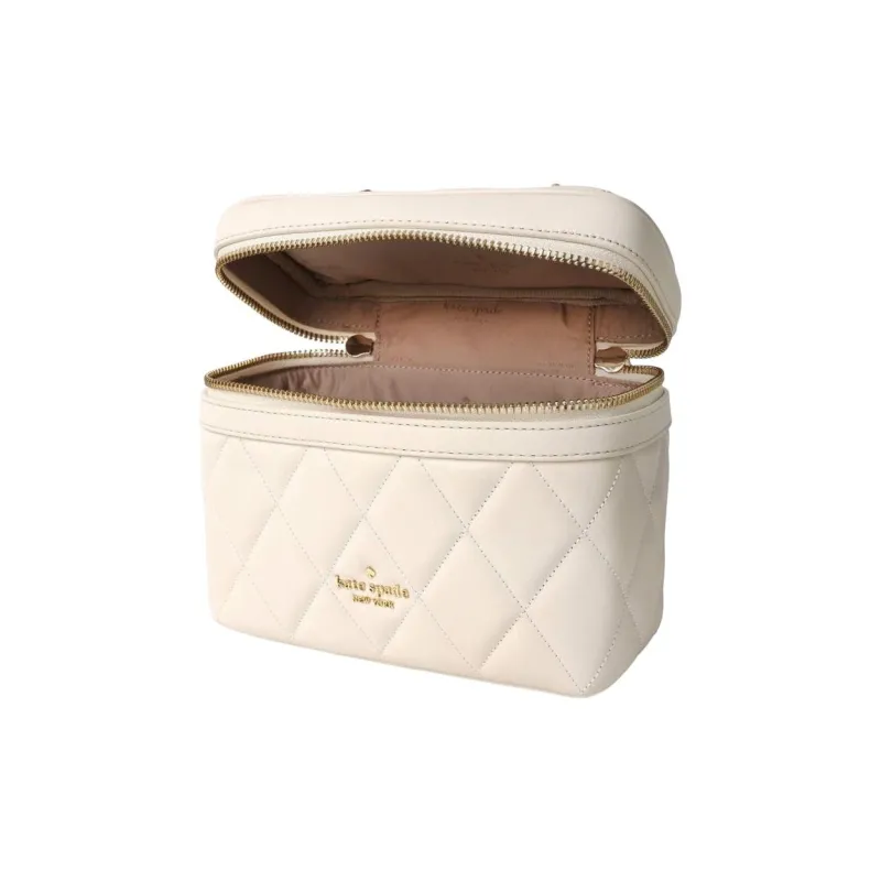Kate Spade Leather Handbag, Shoulder Bag, Crossbody Bag Women's Ecru-2