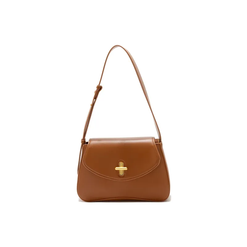 ZAVC PU Shoulder Bag Regular Small Size Women's Coffee/Mocha/Modern Black/Cherry Red-8