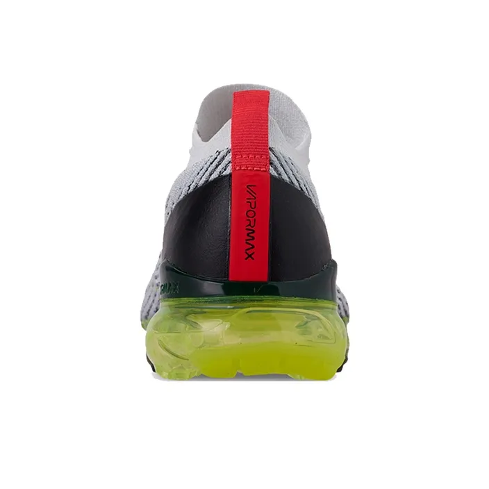 Nike Air VaporMax Flyknit 3 White Black Volt Bright Crimson-3