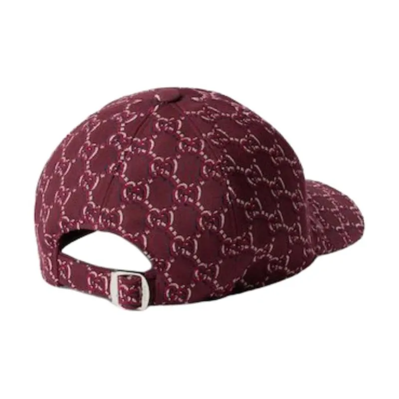 GUCCI Canvas Baseball Caps Men's Red-2
