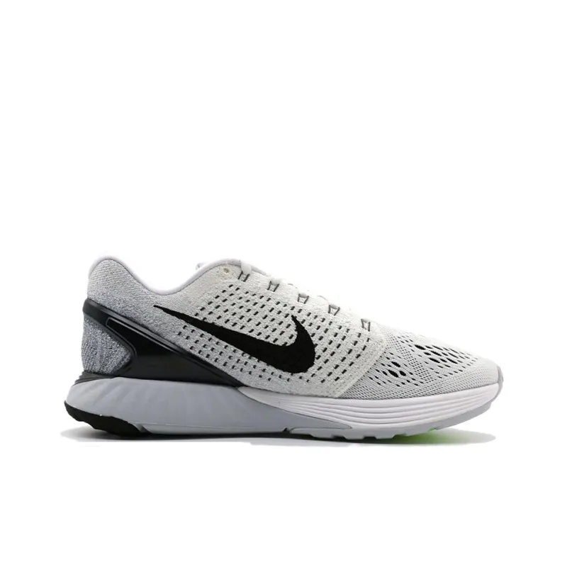 Nike LunarGlide 7 Non-slip Lightweight Low-Top Running Shoes Men's Gray-1