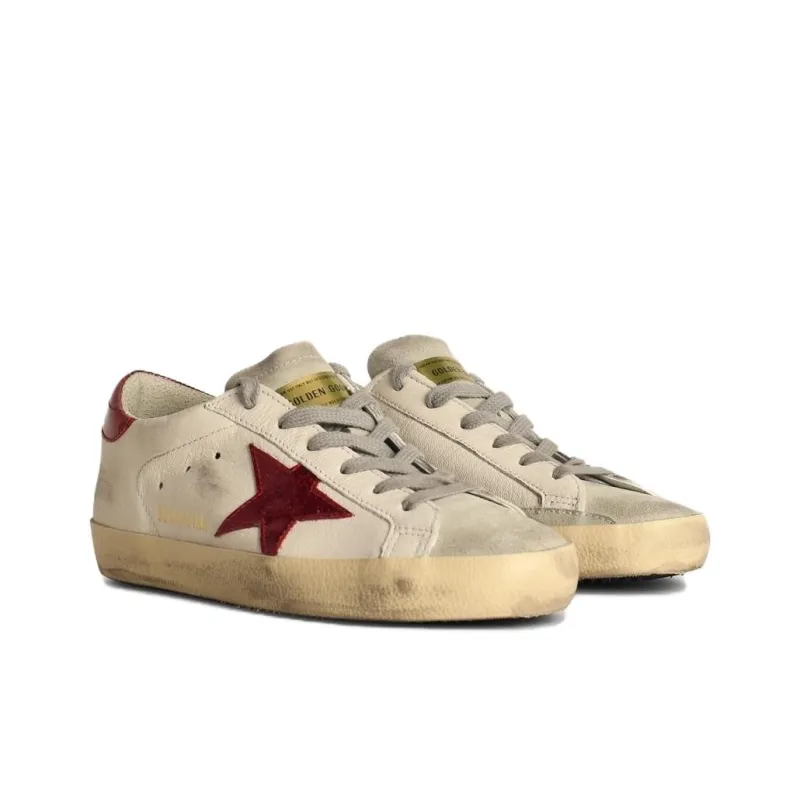 Golden Goose Low Top Skateboard Shoes Women's White-3