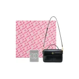 Black Handbag+Pink Box