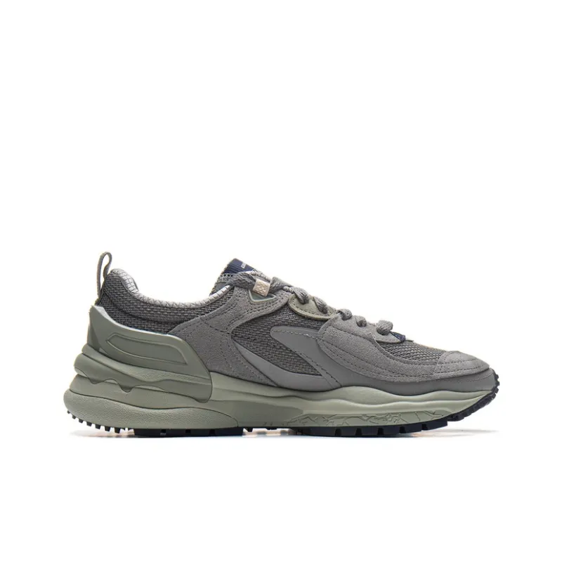 LiNing CF Tracing Origin V4 Low Top Casual Shoes Men's Gray-1