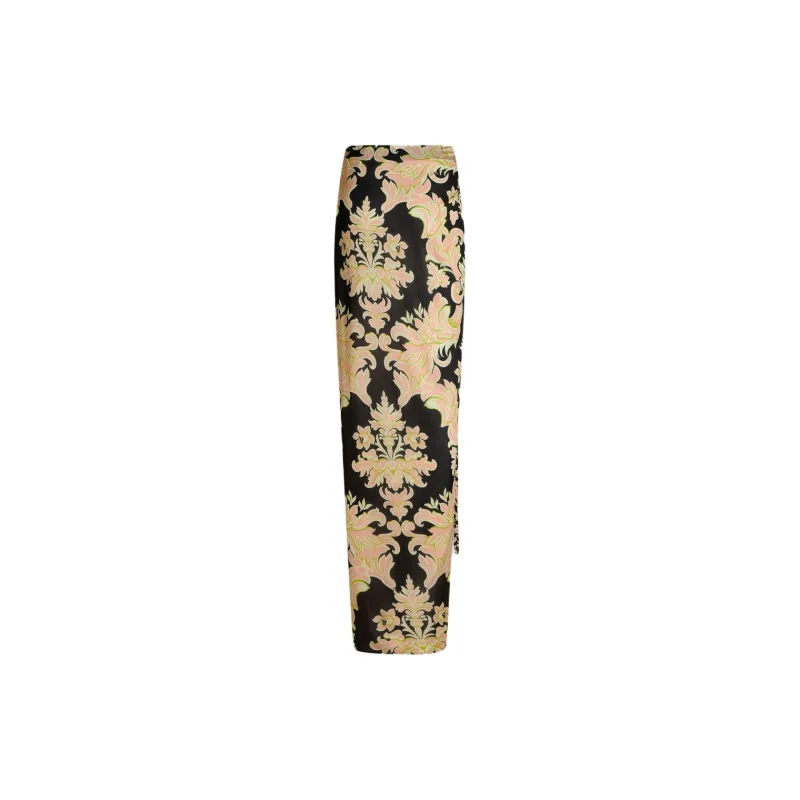 ETRO Floral Printed Wrap Maxi Skirt-1