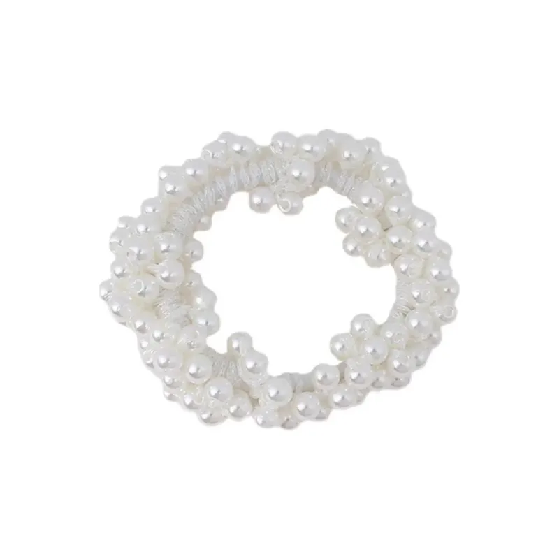 Vegetarian Faux Pearl Hair Tie Unisex-0