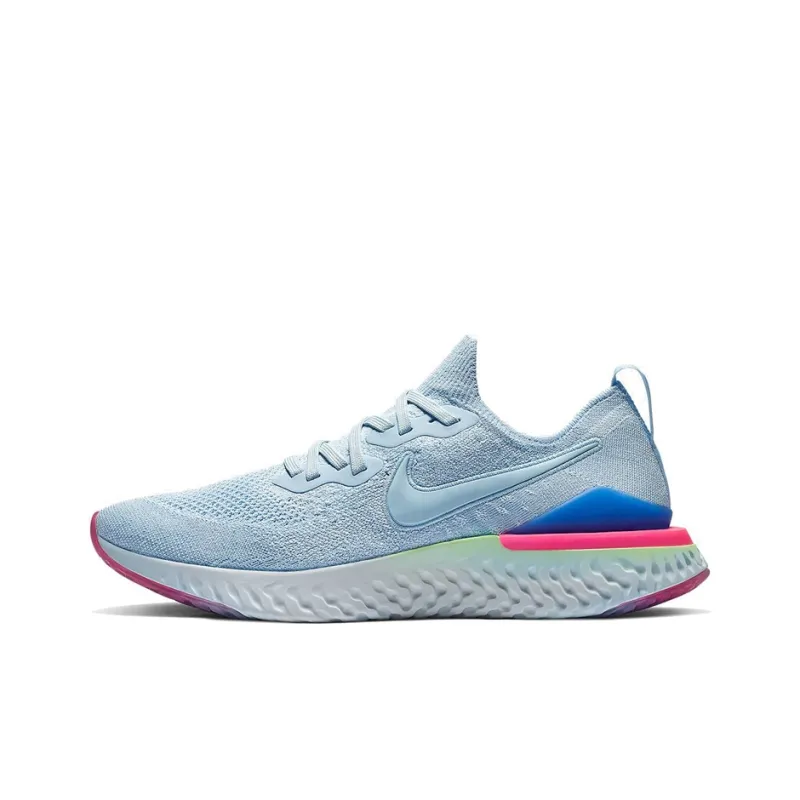 Nike Epic React Flyknit 2 Hydrogen Blue Sapphire Hyper Pink-0