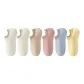 6 Pack (White X2+Pink+Blue+Khaki+Yellow)