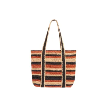 Vanessa Bruno Paper Tote Bag, Shopping Bag, Shoulder Bag, Handbag Large Size Women's Light Umber