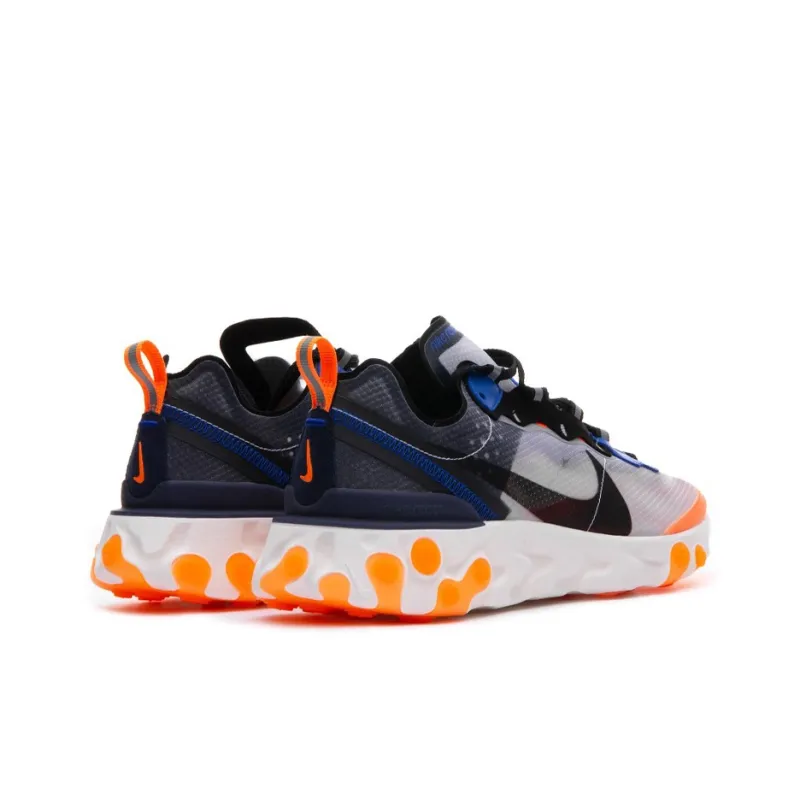 Nike React Element 87 Thunder Blue/Total Orange-3