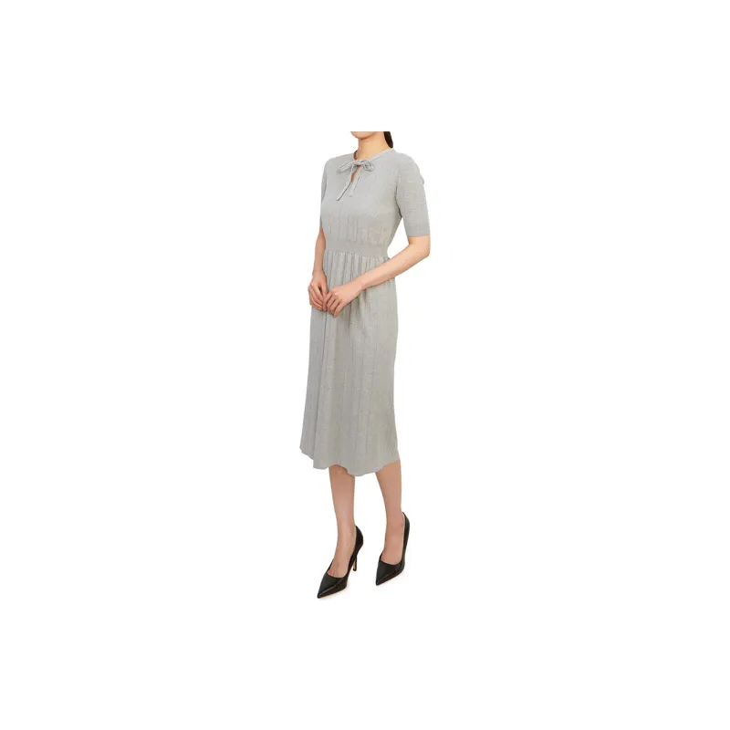 THOM BROWNE· Short Sleeved Dresses Women's Gray-3
