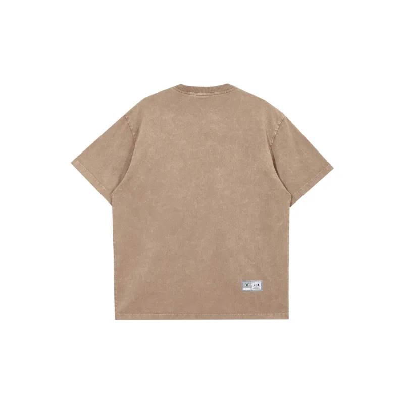JACK JONES· x NBA T Shirt Men's Red Brown-1