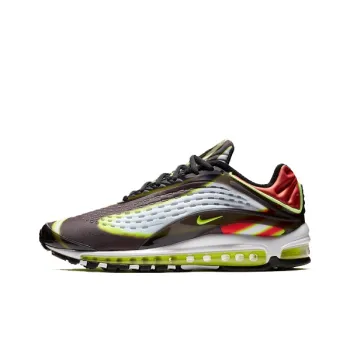 Nike Air Max Deluxe Black Volt Habanero Red